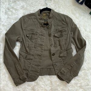 Lucky Brand - Women's Olive Green Military Jacket